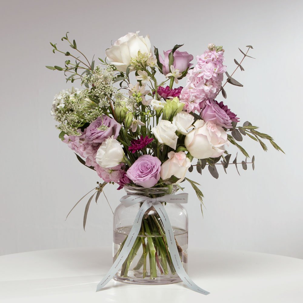 Pastel Crush Bouquet With Vase