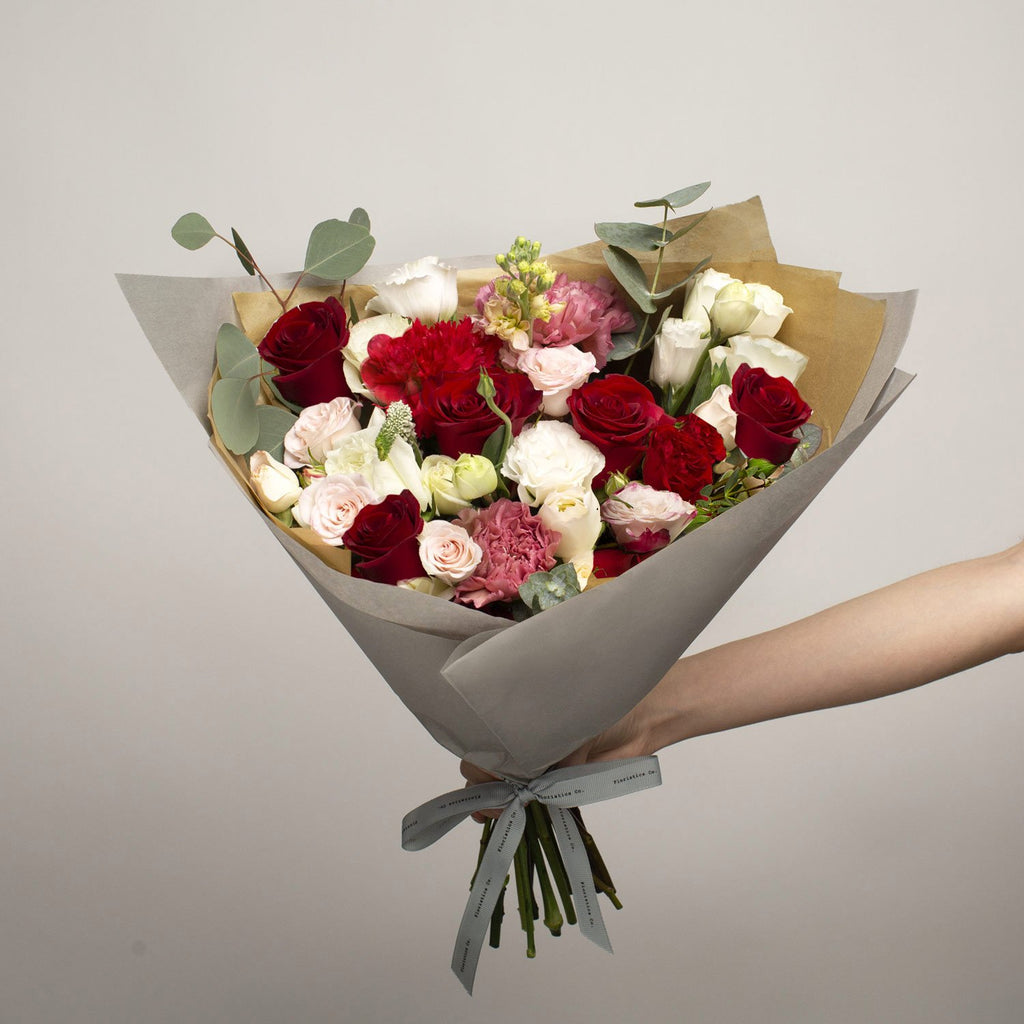 Blushing Romance Flower Bouquet